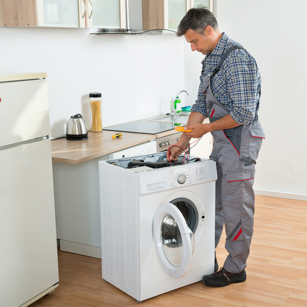 can you walk me through the steps of troubleshooting my washer issue in Red Jacket